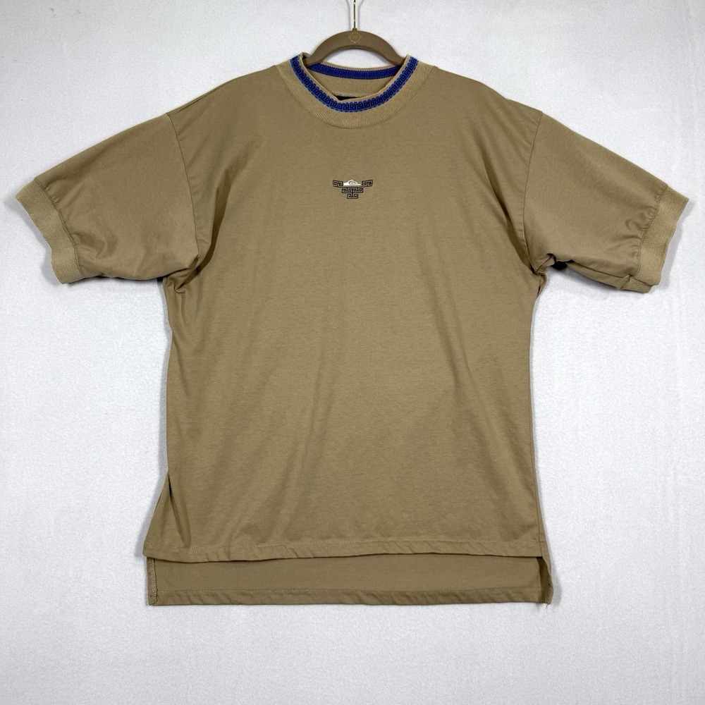 Vintage 80s Quicksilver Shirt Men Large Skate Surf Ringer Single Stitch USA Logo